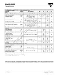 SUM65N20-30-E3 Datasheet Page 2