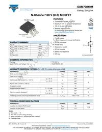 SUM70040M-GE3 Datasheet Cover