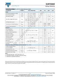 SUM70060E-GE3 Datasheet Page 2