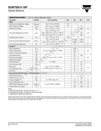 SUM75N15-18P-E3 Datasheet Page 2