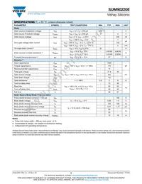 SUM90220E-GE3 Datasheet Page 2