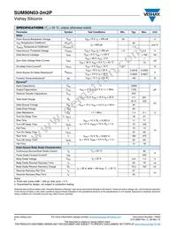 SUM90N03-2M2P-E3 Datasheet Page 2