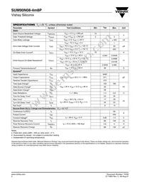 SUM90N08-4M8P-E3 Datasheet Page 2