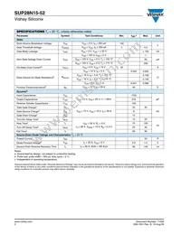SUP28N15-52-E3 Datasheet Page 2
