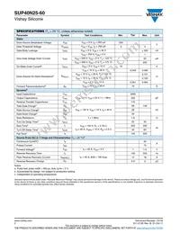 SUP40N25-60-E3 Datasheet Page 2