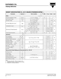 SUP45N03-13L-E3 Datasheet Page 2