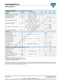 SUP65P04-15-E3 Datasheet Page 2