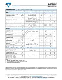 SUP70030E-GE3 Datasheet Page 2