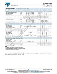 SUP70101EL-GE3 Datasheet Page 2