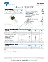 SUP80090E-GE3 Datasheet Cover