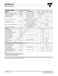SUP85N15-21-E3 Datasheet Page 2