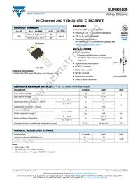 SUP90140E-GE3 Datasheet Cover