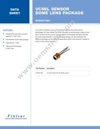 SV5637-001 Datasheet Cover