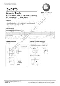 SVC276-TL-E Datasheet Cover