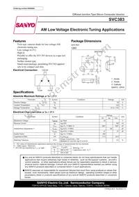 SVC383T-TL-E Datasheet Cover