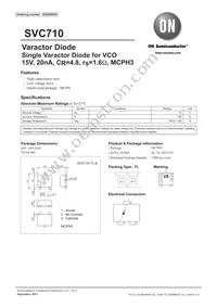 SVC710-TL-E Datasheet Cover