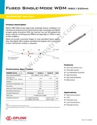 SWDM591SP001611 Datasheet Cover