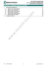 SX1508IULTRT Datasheet Page 3