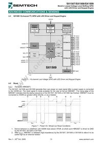 SX1508IULTRT Datasheet Page 13
