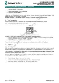 SX1508QBIULTRT Datasheet Page 17