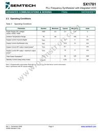 SX1781IMLTRT Datasheet Page 4