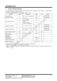 SX68003MH Datasheet Page 4