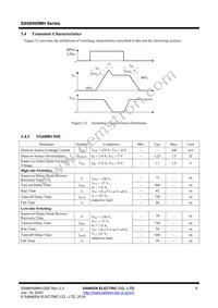 SX68003MH Datasheet Page 8