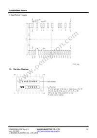 SX68003MH Datasheet Page 15