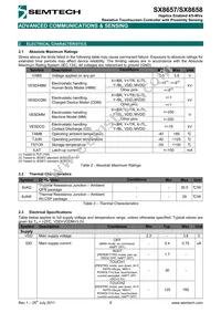 SX8658ICSTRT Datasheet Page 8