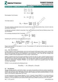 SX8658ICSTRT Datasheet Page 15