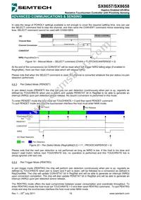 SX8658ICSTRT Datasheet Page 19