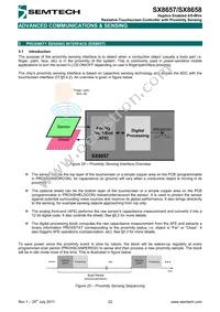 SX8658ICSTRT Datasheet Page 22