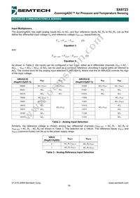 SX8723E083TDT Datasheet Page 19