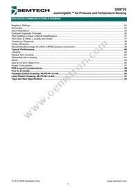 SX8725E083TDT Datasheet Page 3