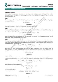 SX8725E083TDT Datasheet Page 21