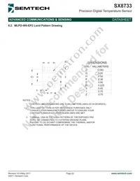 SX8733EWLTRT Datasheet Page 22