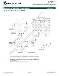 SX8733EWLTRT Datasheet Page 23