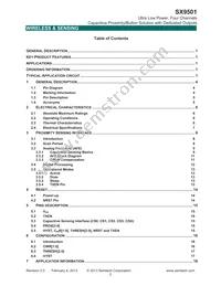 SX9501IULTRT Datasheet Page 2