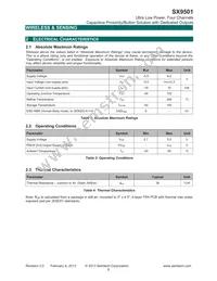 SX9501IULTRT Datasheet Page 6