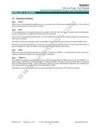 SX9501IULTRT Datasheet Page 13