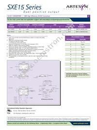 SXE15-48D05-3V3J Datasheet Page 2