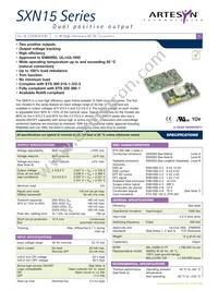 SXN15-48D3V3-2V5J Datasheet Cover