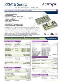 SXN15-48D3V3-2V5R Datasheet Cover
