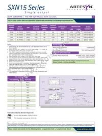 SXN15-48S3V3-R Datasheet Page 2