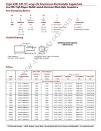 SXR391M035ST Datasheet Page 2