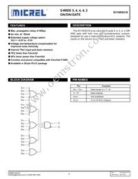 SY100S318JZ-TR Datasheet Cover