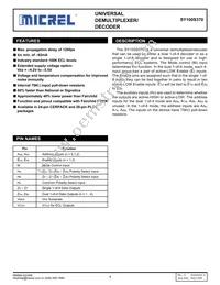 SY100S370FC Datasheet Cover