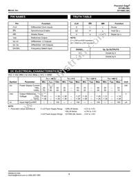 SY10EL38LZG-TR Datasheet Page 3