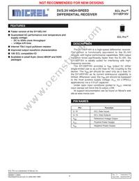 SY10EP16VZG-TR Datasheet Cover