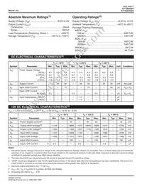 SY10EP58VZG TR Datasheet Page 3